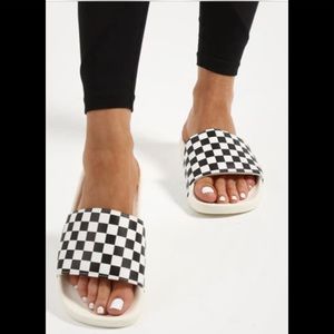 VANS Checkerboard Slide-On Sandals 🏁 Size 8, Women
